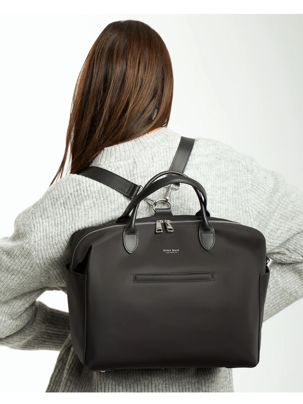 Emmy Nylon Midi Bag - Picture 1 of 8